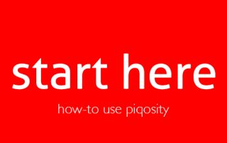 how to-use piqosity start