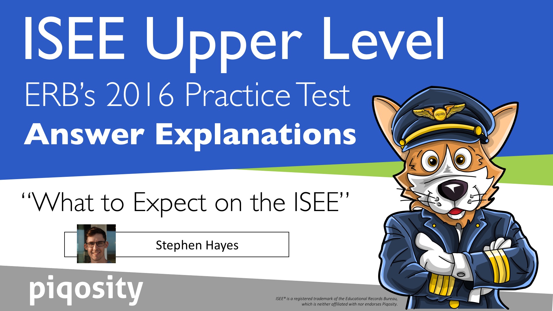 what to expect onthe isee answer explanations