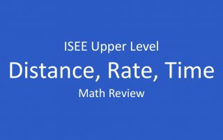 isee distance rate time