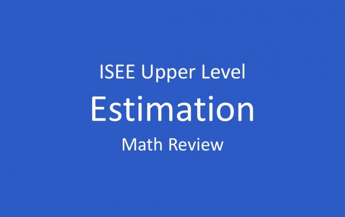 isee estimation