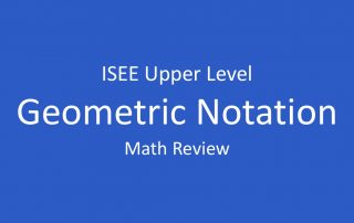 isee geometric notation