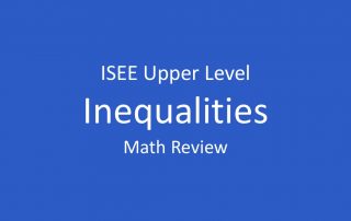 isee inequalities