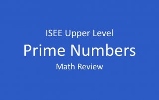 isee prime numbers