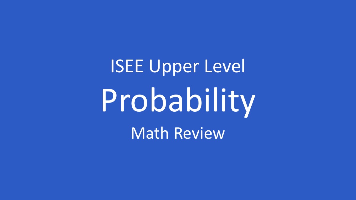 isee probability