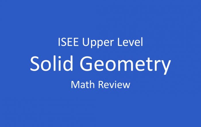 isee solid geometry
