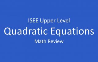 quadratic equations