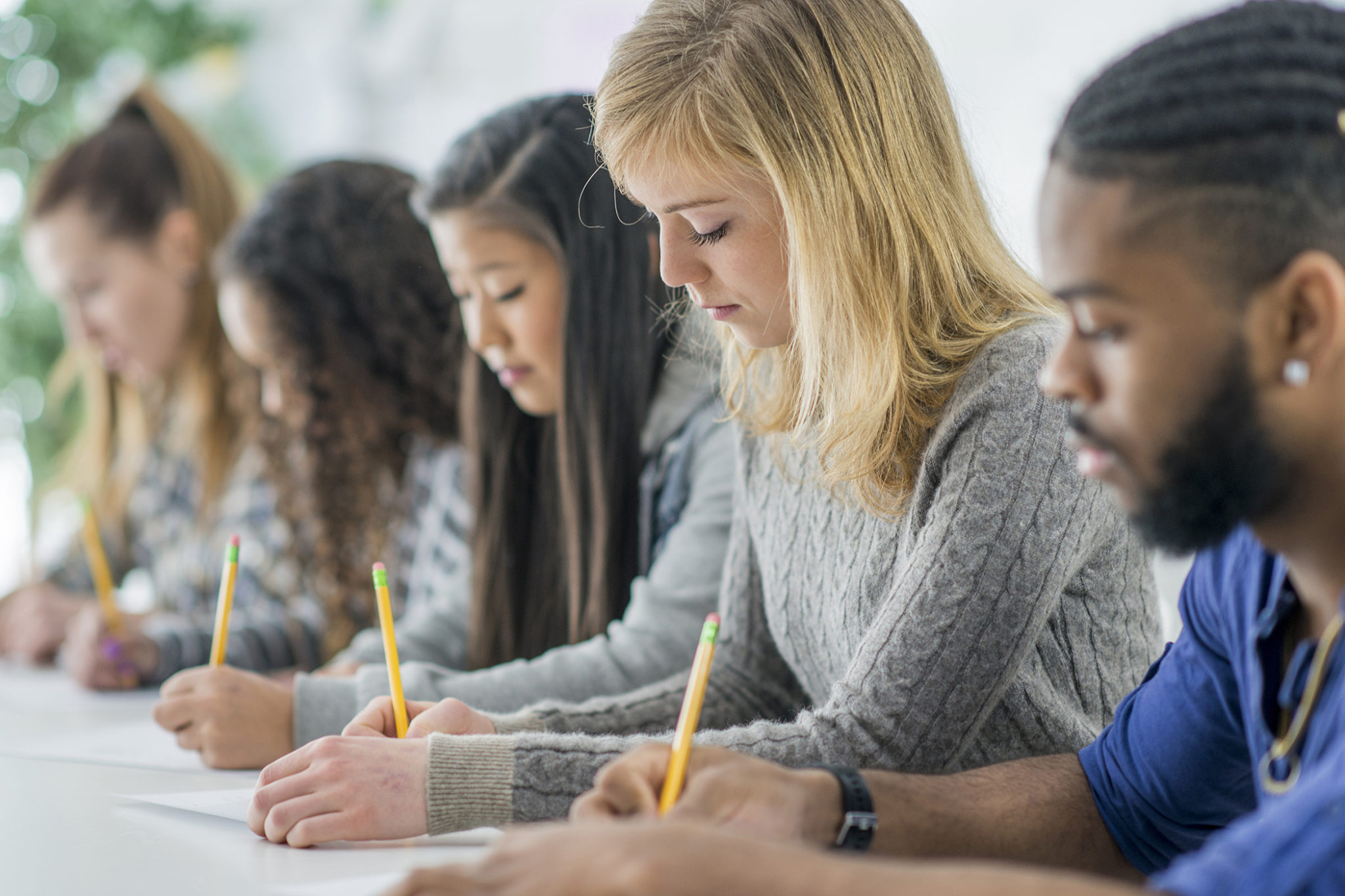 Students Taking Test