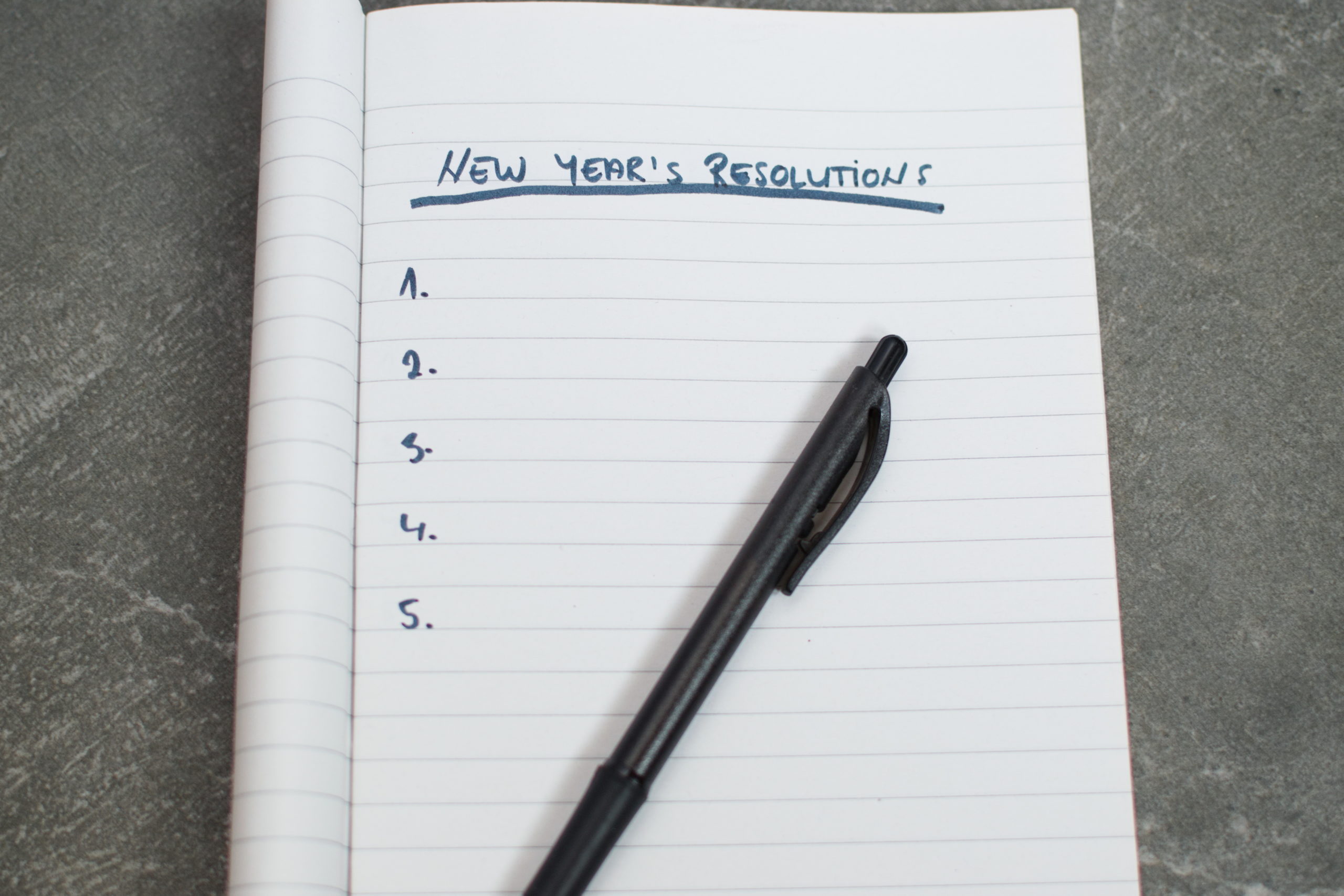 new year's resolutions for students